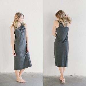 MATE the Label Charcoal Midi Dress